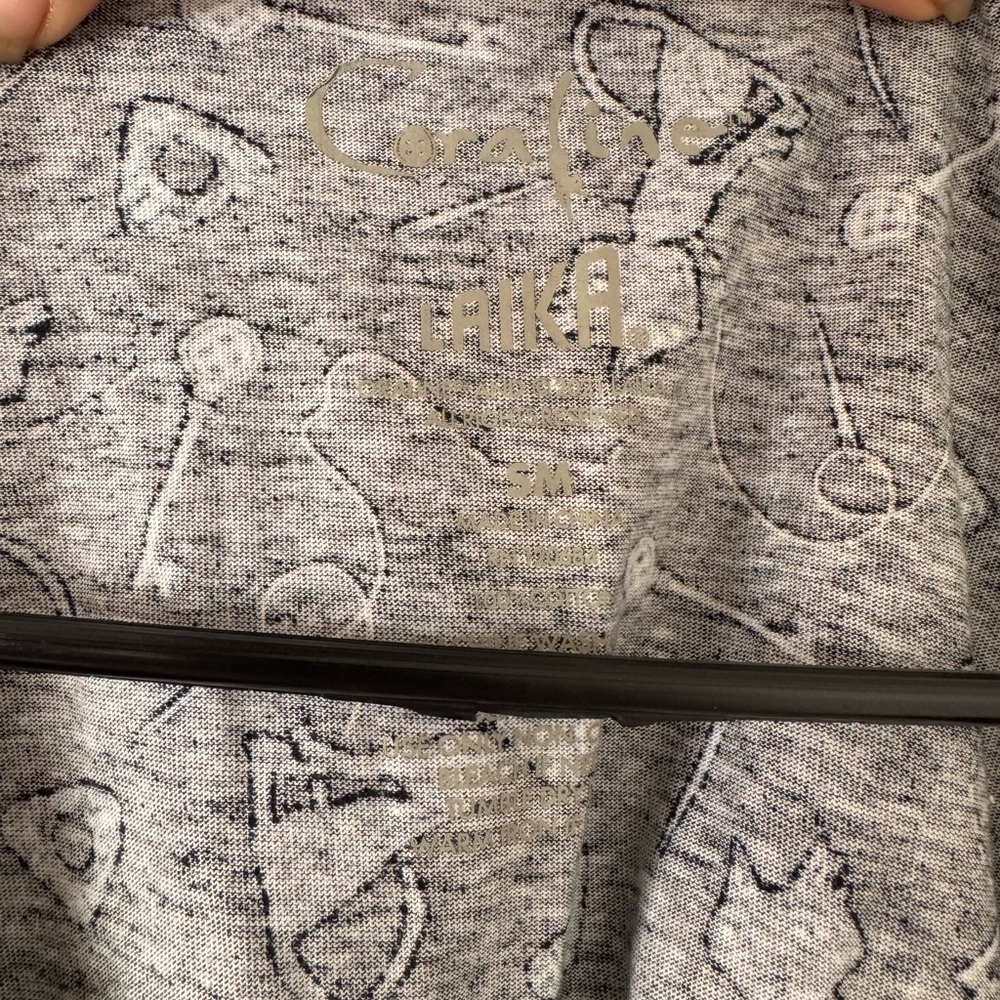 Trendy Black Patterned Button-Down Women's Shirt - image 2